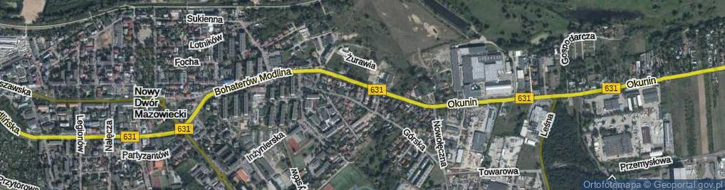 Zdjęcie satelitarne Segmentowa ul.